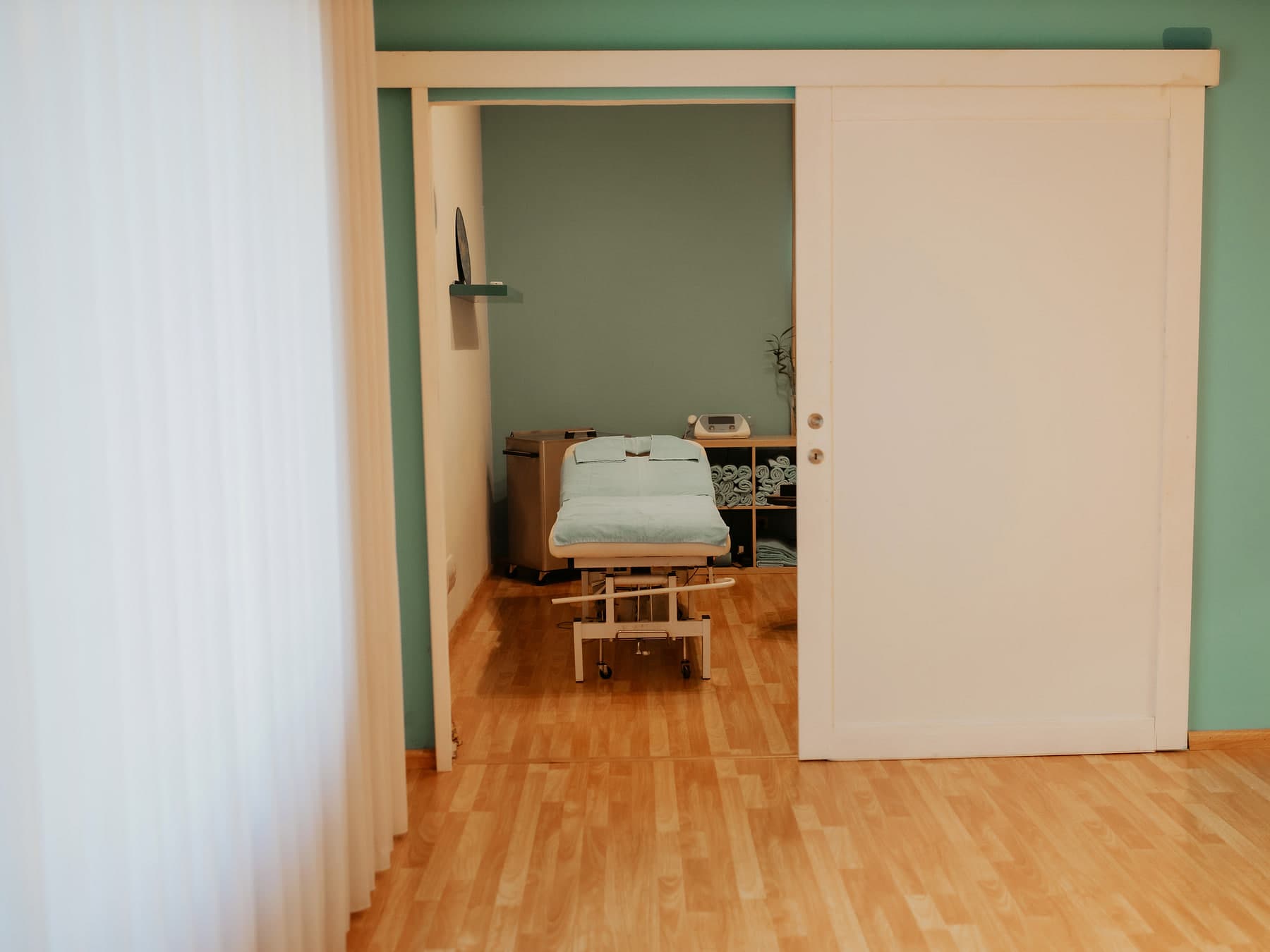 Entrada para sala de tratamento